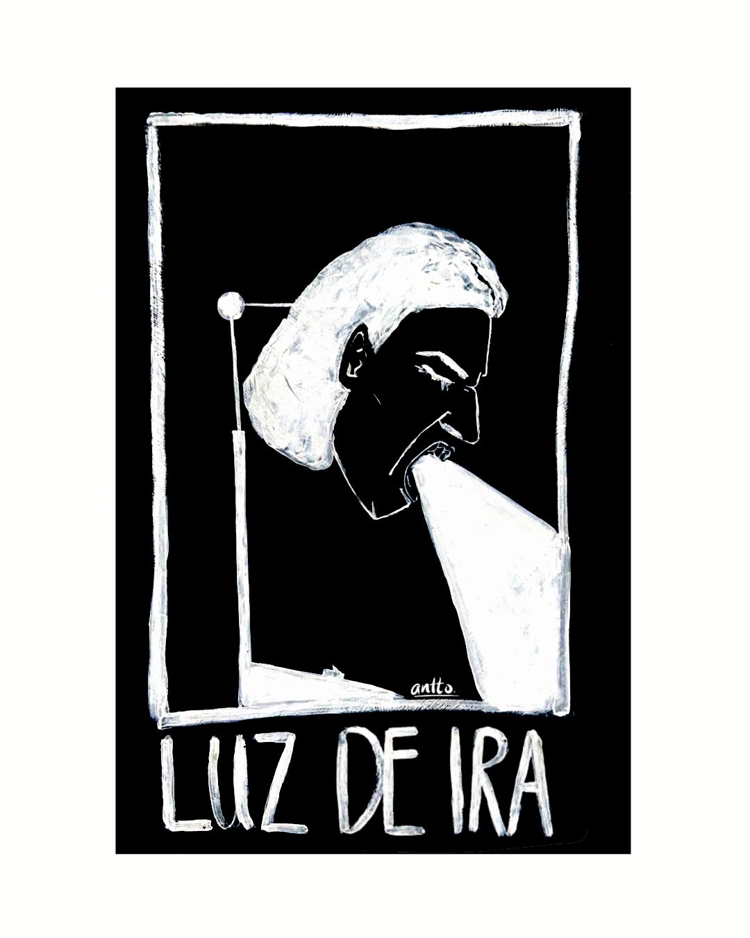 Luz de ira — ilustración de antto.