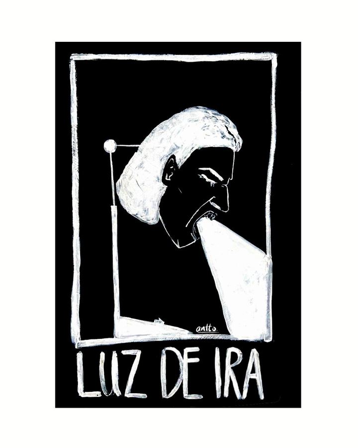 Luz de ira — ilustración de antto.