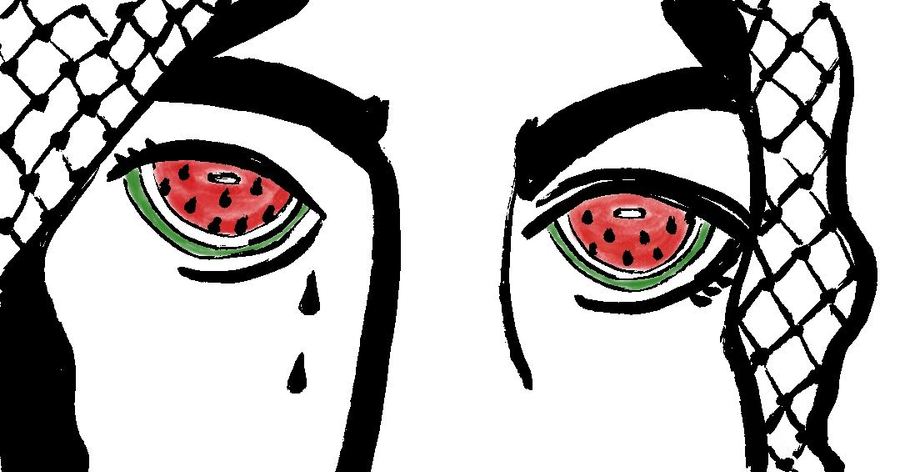Ojos de sandía — ilustración de antto.